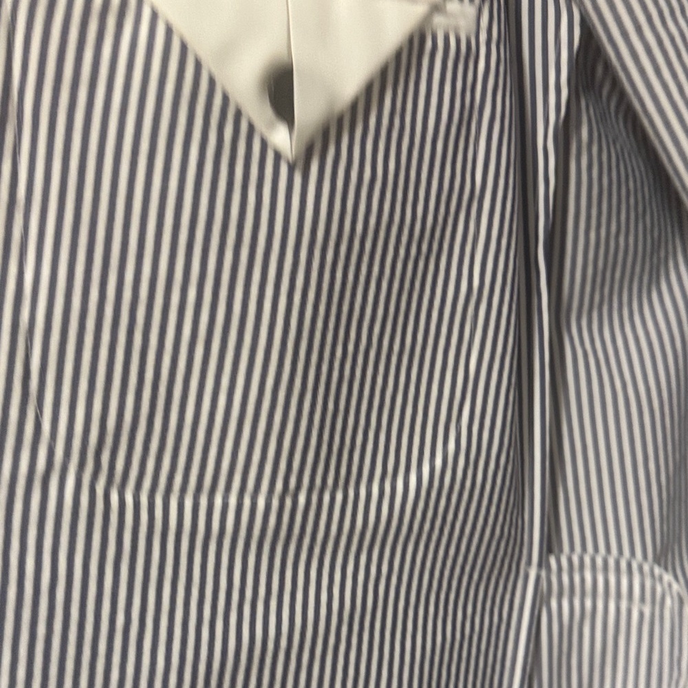 ZARA Men’s Classic Blue & White Striped Seersucker Blazer - Size XL - Picture 14 of 14